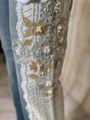 Embellished Sides Vintage Jeans