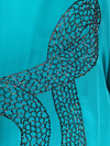 Zulu Lavinia Embellished Snake-Print Short Tunic Coverup