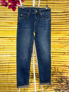 Chain Embellished Bottom Skinny Jeans