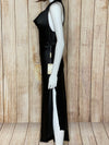 Black Long Dress with Side Slit