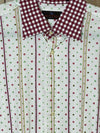 Checkered Collar Dress Shirt
