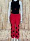 Red Ladybird Sequinned Trousers