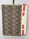 Jacquard and leather iPad case