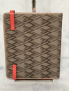 Jacquard and leather iPad case
