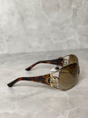 Tortoise Shell Sunglasses with Gucci Logo