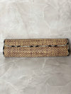 Bamboo Woven Clutch with Japanese Trim