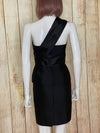 Black Tuxedo Peplum Dress