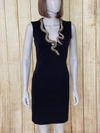 Crystal Snake Collar Embellished Dress