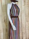 Striped Crochet-Knit Cotton-Blend Maxi Dress