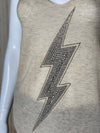 Cashmere Printed & Thunder Embellished Vest