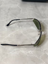 Green Cat-eye Frame Metal Sunglasses