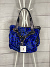 Pony Hair Snake Effect Shoulder Bag