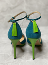 Suede Sandals with Tassles