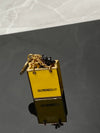 Iconic Selfridges Yellow Bag with Black Terrier Charm