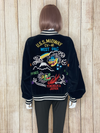 Japanse Flea Marker Vintage Dragon Embroidered Bomber Jacket