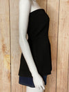 Black Tube Top with Side Pockets