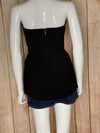 Black Tube Top with Side Pockets