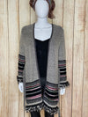 Knitted Belted Cardigan