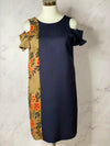 Batik Panel Shift Dress