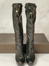 Nappa Leather Knee High Boots