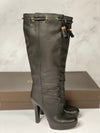 Nappa Leather Knee High Boots